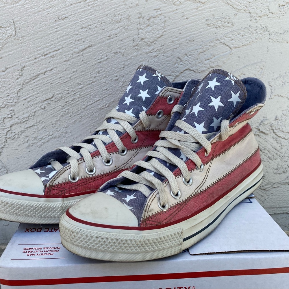 Converse Stars and Stripes High-Tops